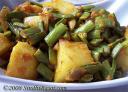 Guaar Patata(Cluster beans with Potato)And Dhoklas for Tried and Tasted